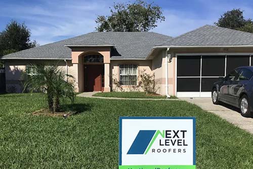 residential home with sign